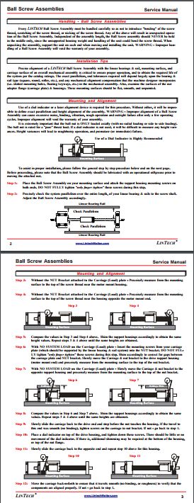 Ball Screw Assembly Tips and Installation